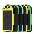 Wasserdichte Solar Power Bank 5000mAh mit LED-Licht (SC-01)